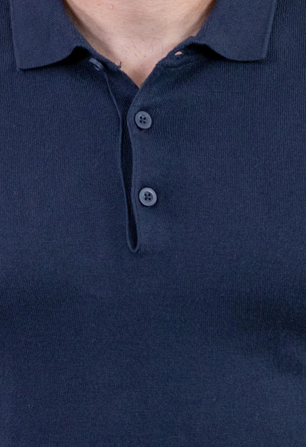 Pulover elegant tip polo pentru bărbați – bleumarin [1]