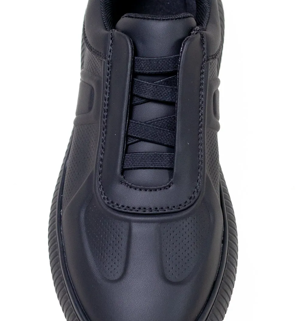 Pantofi casual bleumarin cu sireturi contrast [3]