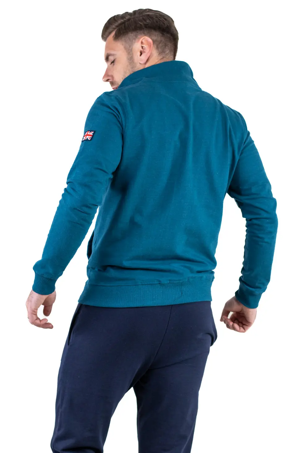 Trening barbati Lonsdale bumbac Albastru Petrol / Beluamarin [4]