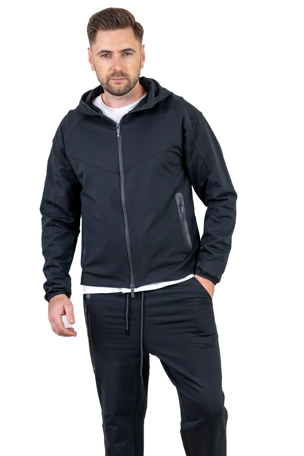 Trening bărbați oversize premium – Black Edition [1]