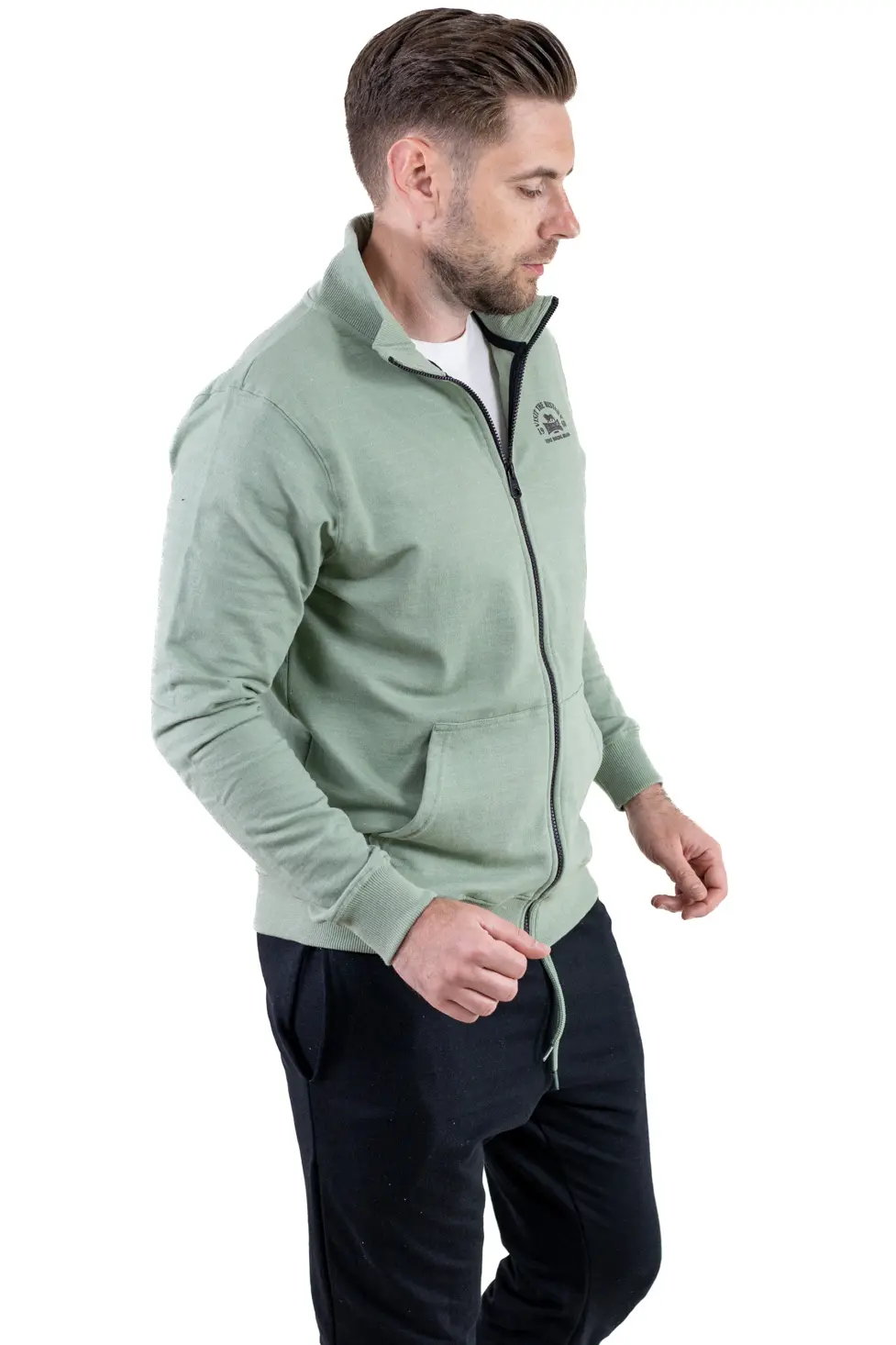 Trening barbati Lonsdale bumbac Verde/Negru [9]
