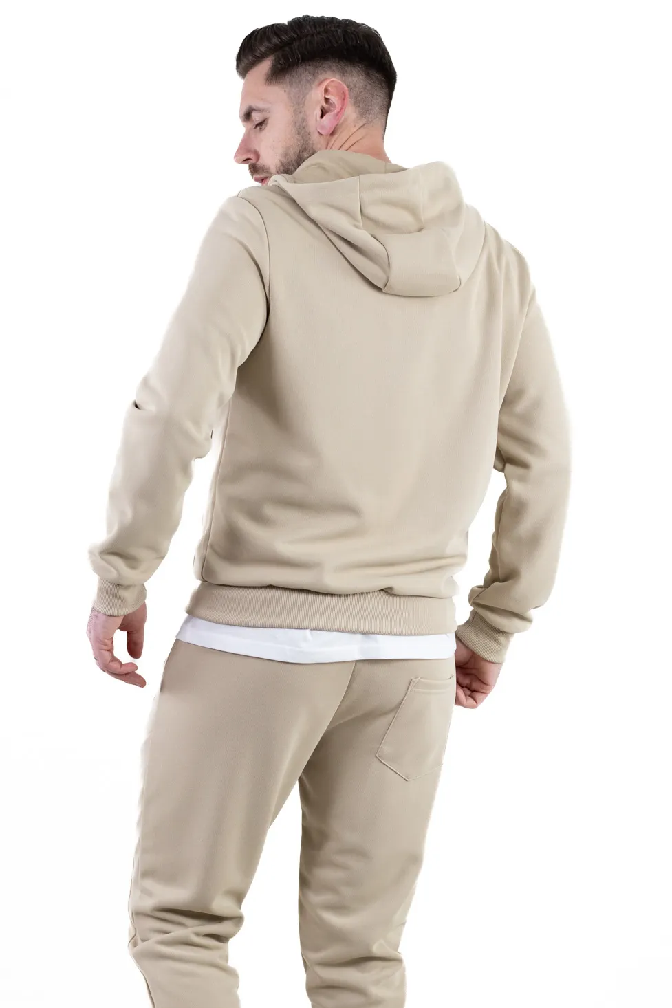 Trening crem confort cu fermoar si gluga [1]