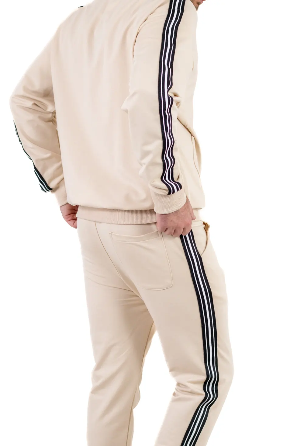Trening pentru barbati premium crem stripe [6]