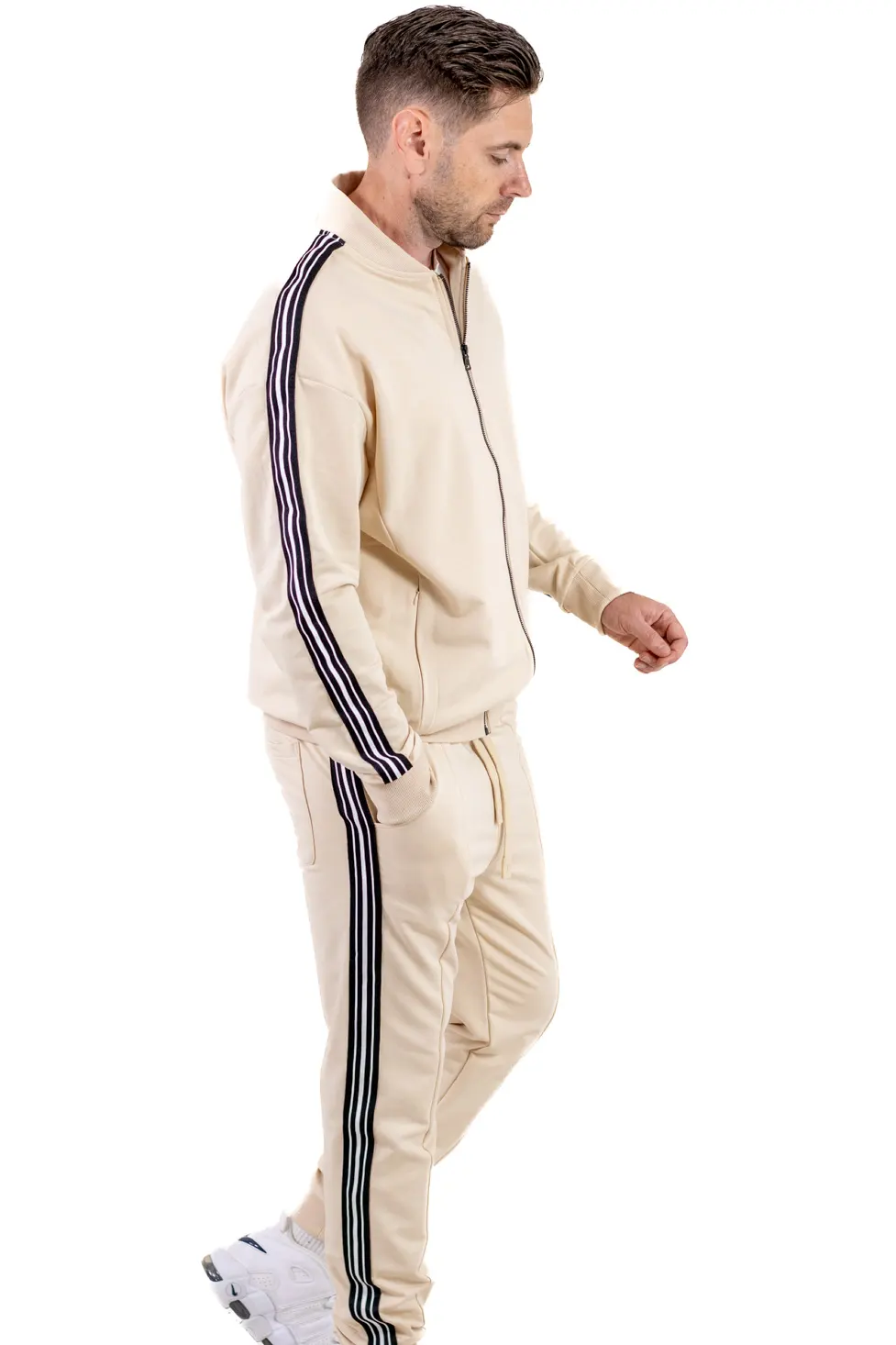 Trening pentru barbati premium crem stripe [2]