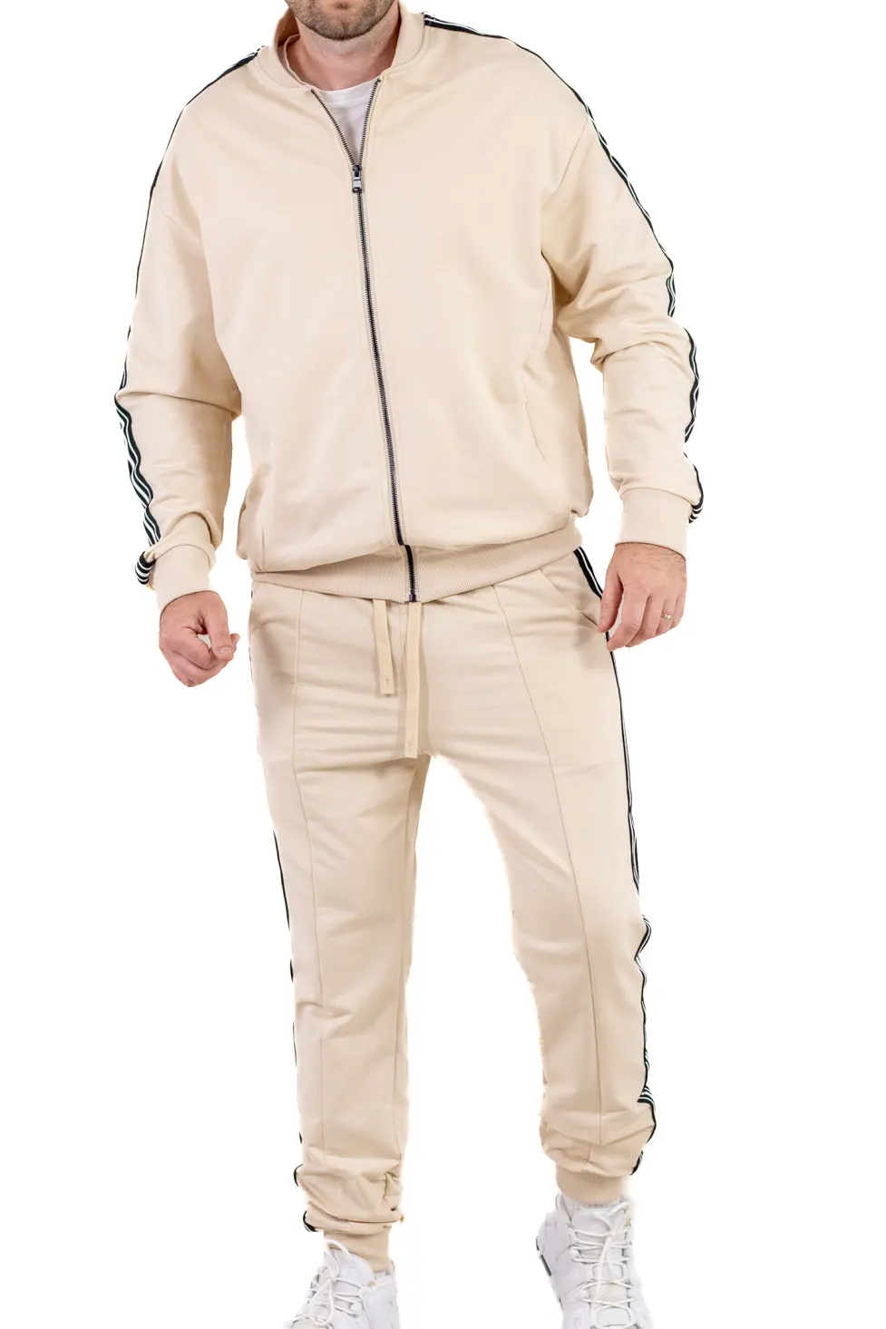 Trening pentru barbati premium crem stripe [7]