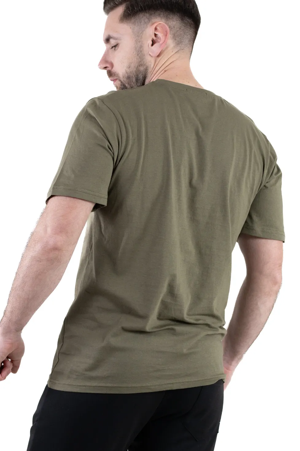 Tricou verde bumbac London [3]
