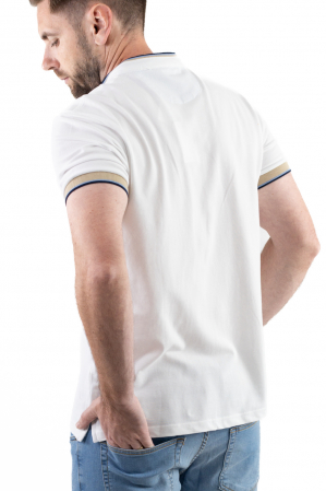 Tricou barbati cu guler tunica si 2 nasturi [3]
