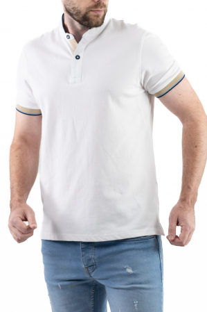 Tricou barbati cu guler tunica si 2 nasturi [6]