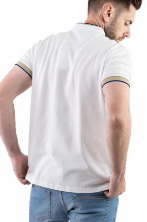 Tricou barbati cu guler tunica si 2 nasturi [5]