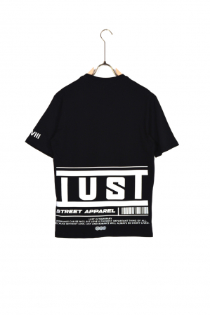 TRICOURI - Tricou barbati oversize negru just