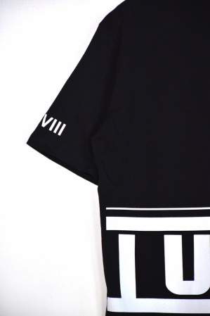 Tricou barbati oversize negru just [2]