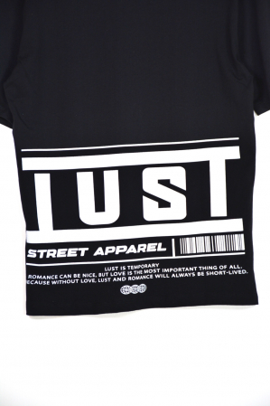 Tricou barbati oversize negru just [1]