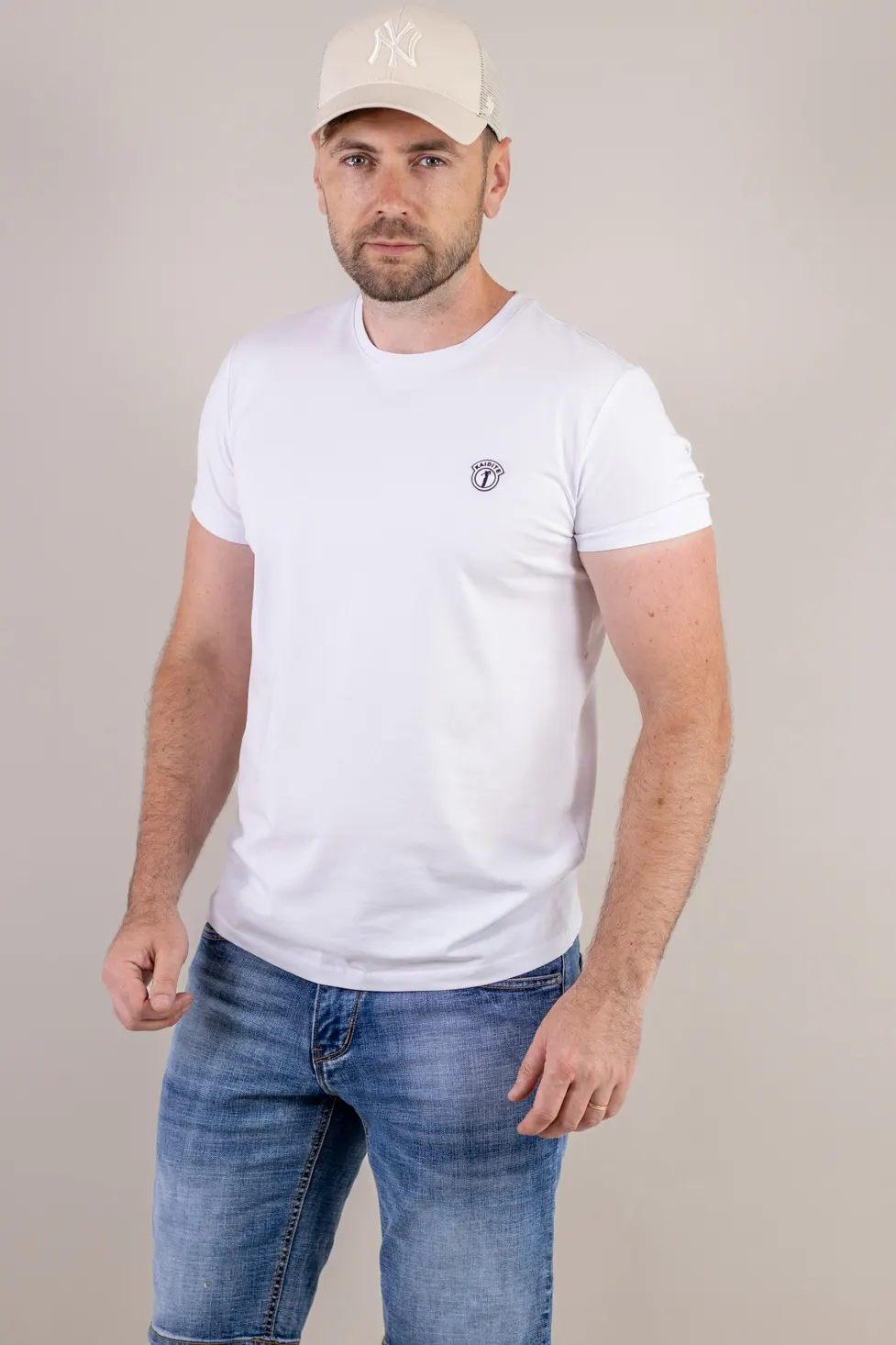 Noutati - Tricou bărbați basic alb