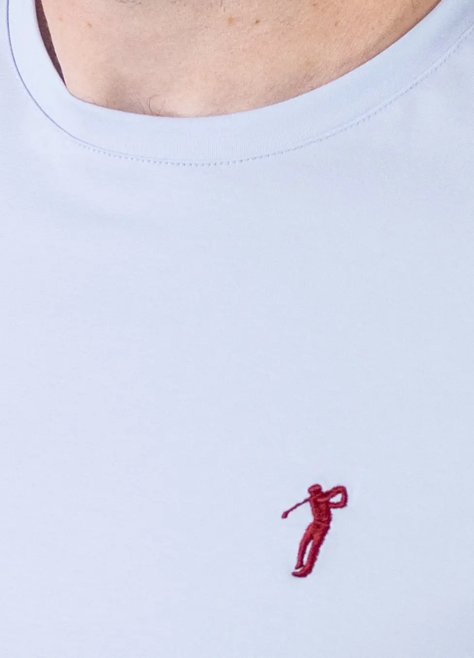 Tricou bărbați basic albastru ciel [5]