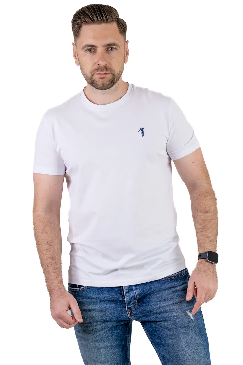 Barbati - Tricou bărbați basic alb