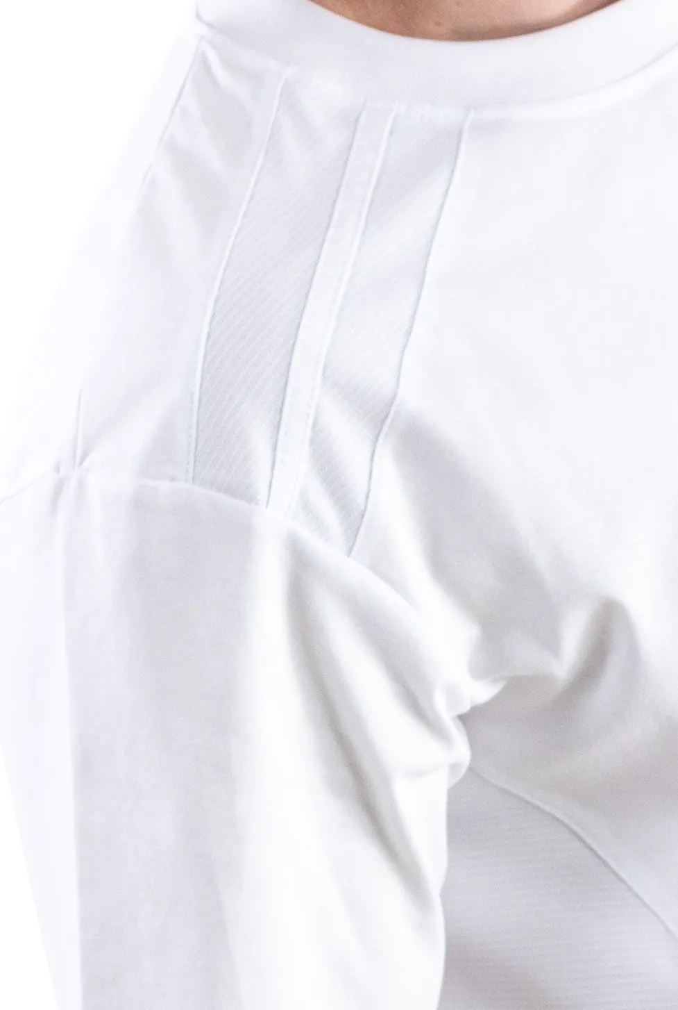 Tricou alb oversize Smile [2]