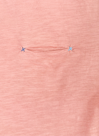 Tricou bărbați piersică 100% bumbac cu buzunar ascuns [5]