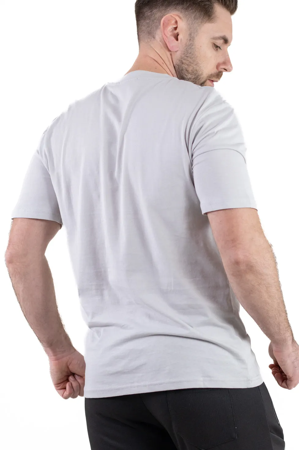 Tricou gri bumbac London [4]