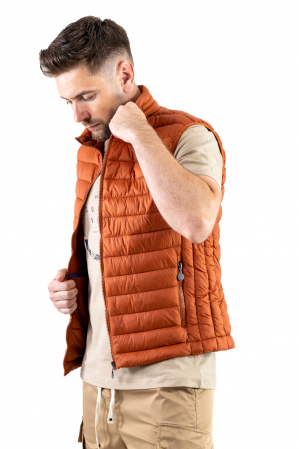 VESTE - Vesta barbati usoara caramizie