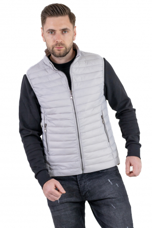 VESTE - Vesta regular fit usoara gri subtire