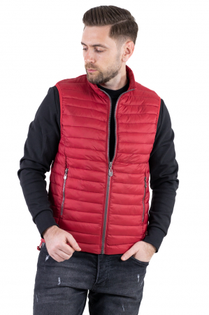 VESTE - Vesta regular fit usoara bordo subtire