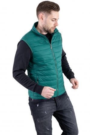 VESTE - Vesta slim fit usoara verde subtire