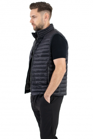 VESTE - Vesta regular fit usoara neagra subtire