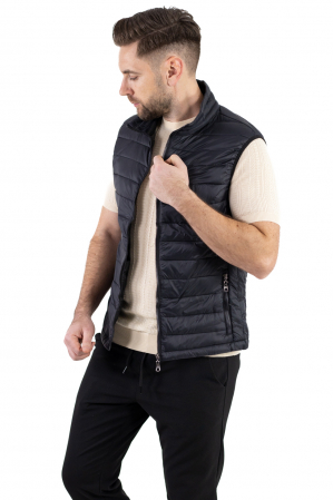 VESTE - Vesta slim fit usoara neagra subtire