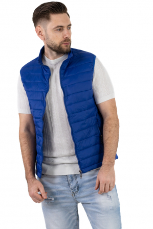 Vesta slim fit usoara albastra subtire [6]